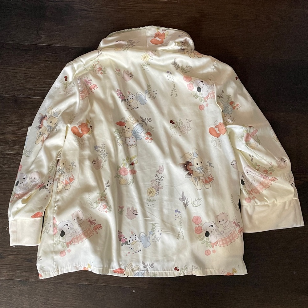Pajamas Set with CuteAnimal Floral Print - Picture 8 of 16